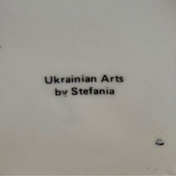 Vintage Ukranian Arts By Stefania Eastern European Motiff Decorated Vase 10”x5” - Picture 9 of 13